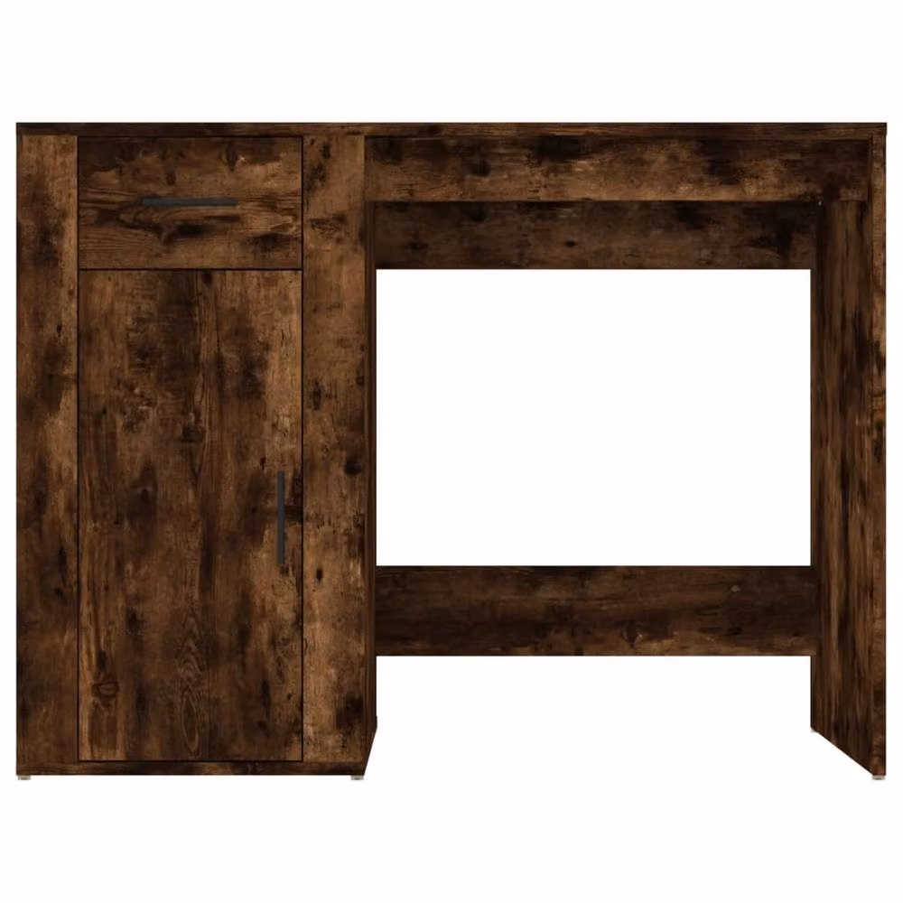 Berkfield Home Computer Desk in Smoked Oak Brown, W/D/H: 100 x 49 x 75 cm – 5