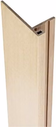 Ecoscape WPC Composite Slatted Cladding Reveal Trim, 3.6m, Light Oak Brown and Beige