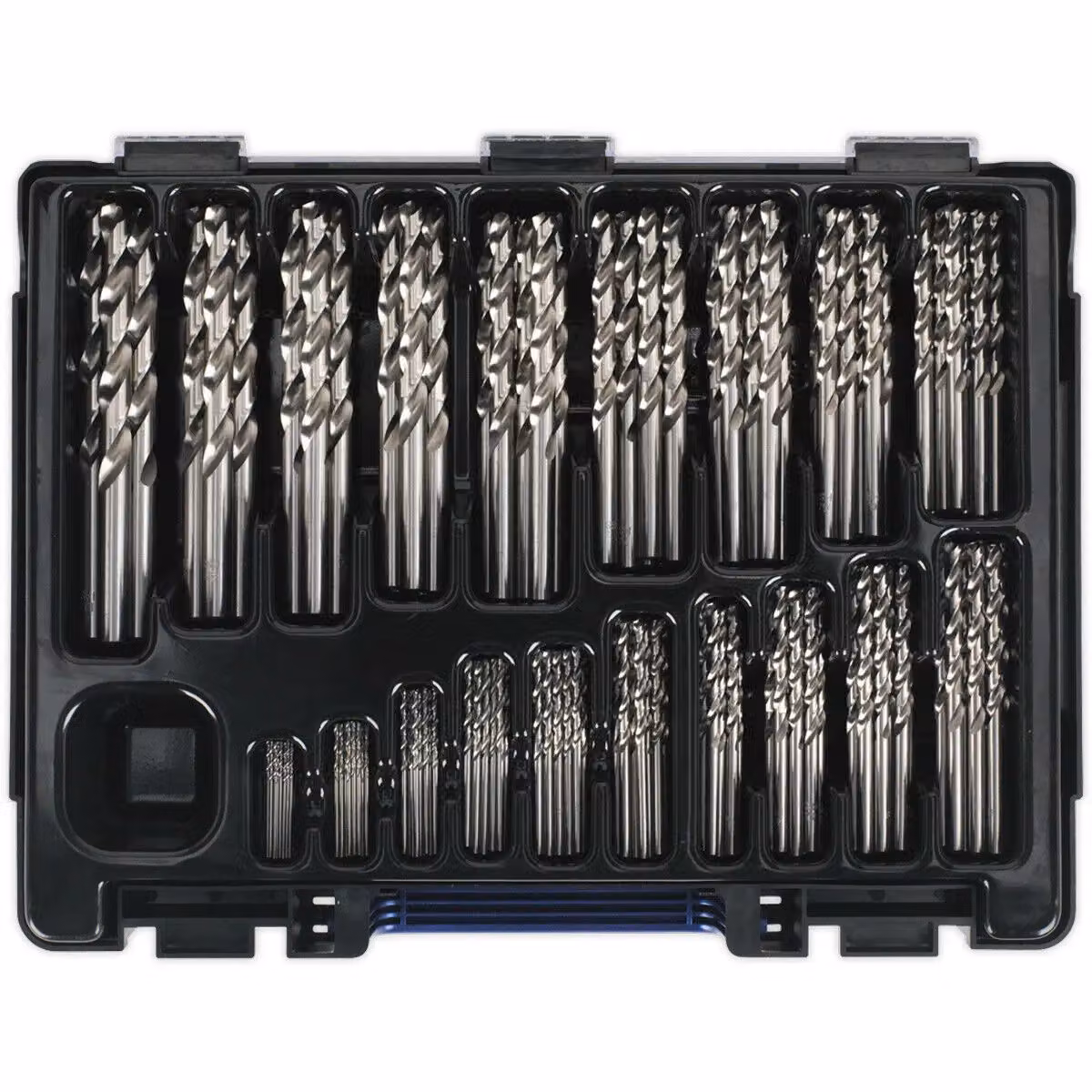 Loops 170 Piece HSS Twist Drill Bit Assortment, 1mm to 10mm, Silver and Multicolour – 2