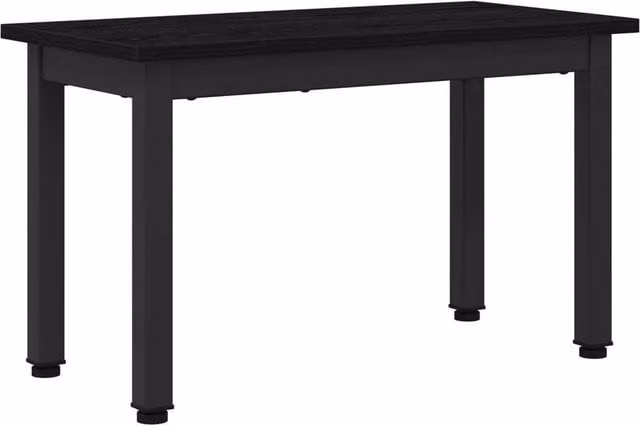 FORGEVIO Modern Rectangular Coffee Table in Black Oak, W: 60 cm, D: 30 cm, H: 36 cm – 1