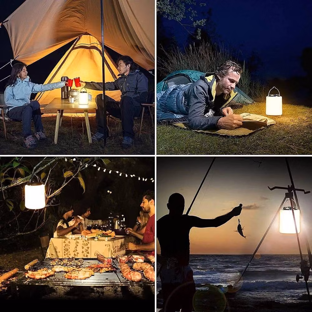 Nordara White LED Camping Lantern, Portable USB Rechargeable Tent Lamp – 5