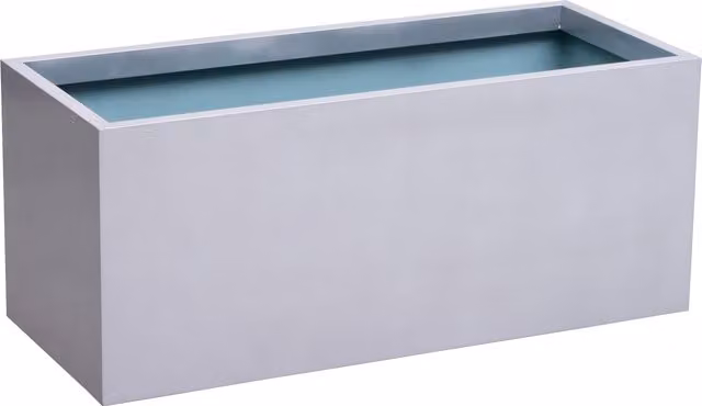 Primrose Silver Galvanised Steel Herb Planter Tub, W: 50 cm – 2