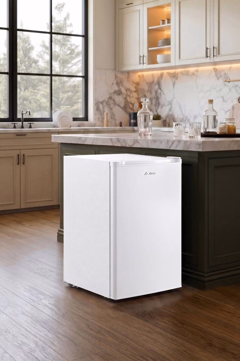 Living and Home 46L Freestanding Upright Freezer in White – 3