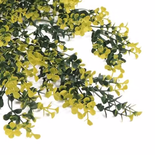 Pack of 6 Leaf Artificial Variegated Hanging Plants in Green, 76cm – 2