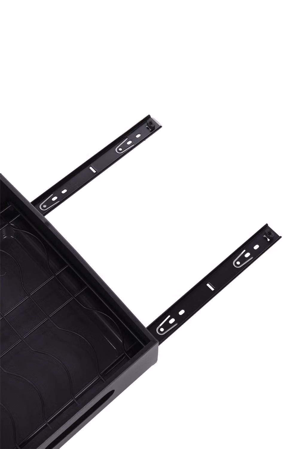 Garden Sanctuary Black Steel Pull-Out Bowl Rack Cabinet – 5