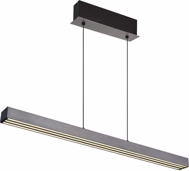 Netlighting Ethan Bar Pendant Grey LED Dimmable Modern Suspended Light with Touch Dimmer and Height Adjustment – 1