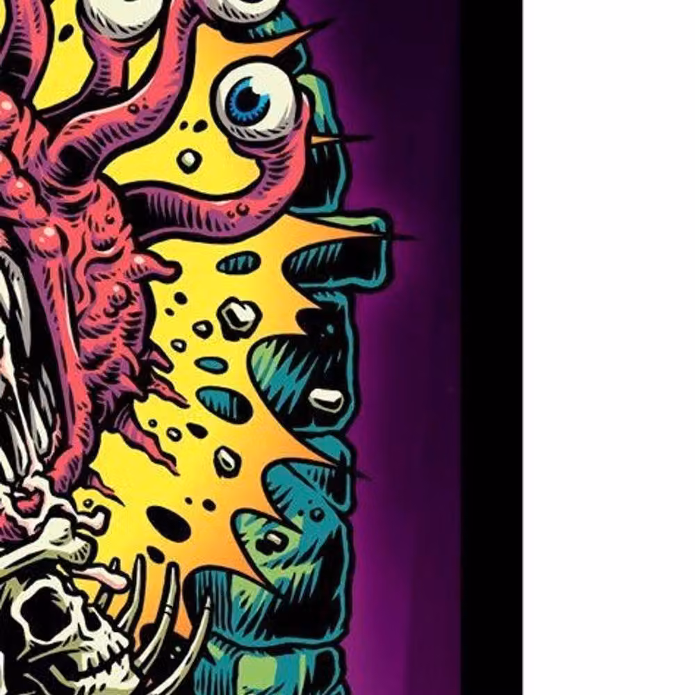 Dungeons & Dragons Beholder Framed Multicolour Illustration Poster – 2