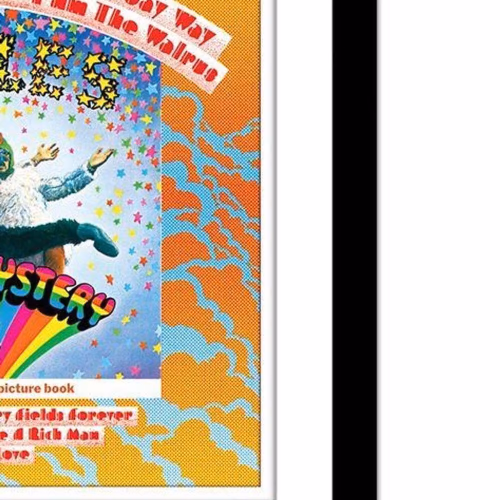 The Beatles Magical Mystery Tour Multicolour Framed Paper Poster – 2