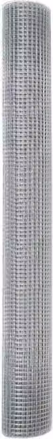 Berkfield Home Welded Wire Fence, Galvanised Steel, Grey, H: 140 cm, W: 10 m – 1
