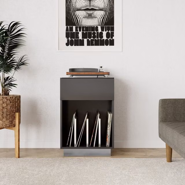 Alphason Element Turntable Stand in Grey