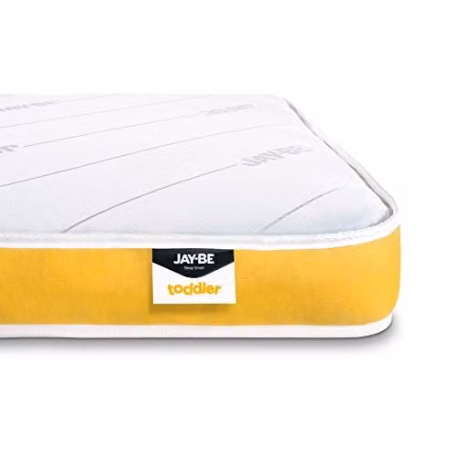 Jay-Be Antibacterial Toddler Pocket Spring Mattress, W/D/H: 140 x 70 x 10 cm
