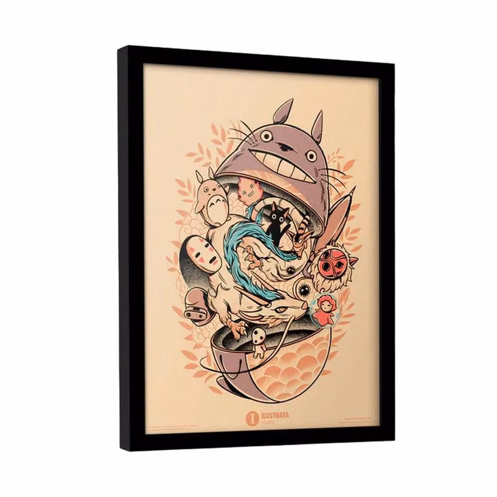 Ilustrata My Neighbour Matryoshka Multicolour Framed Poster – 3