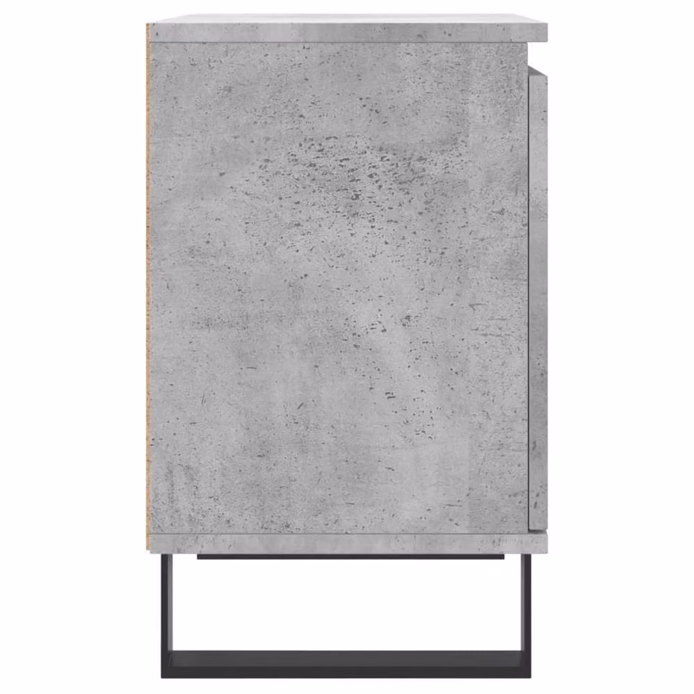Berkfield Home Elegant Bedside Cabinets, 2 Piece Set, Concrete Grey, W: 40 cm, D: 30 cm, H: 50 cm – 2
