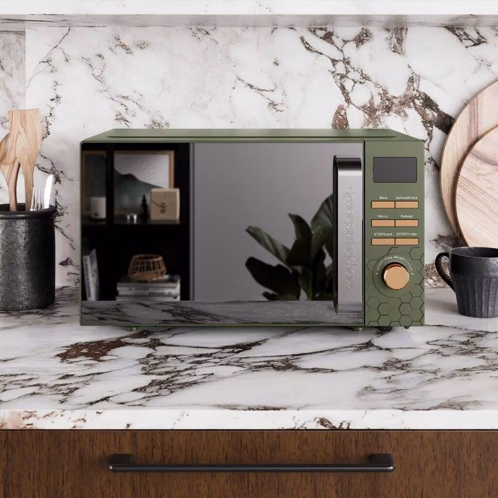 Morphy Richards Cassini 20L 800W Digital Solo Microwave in Green – 2