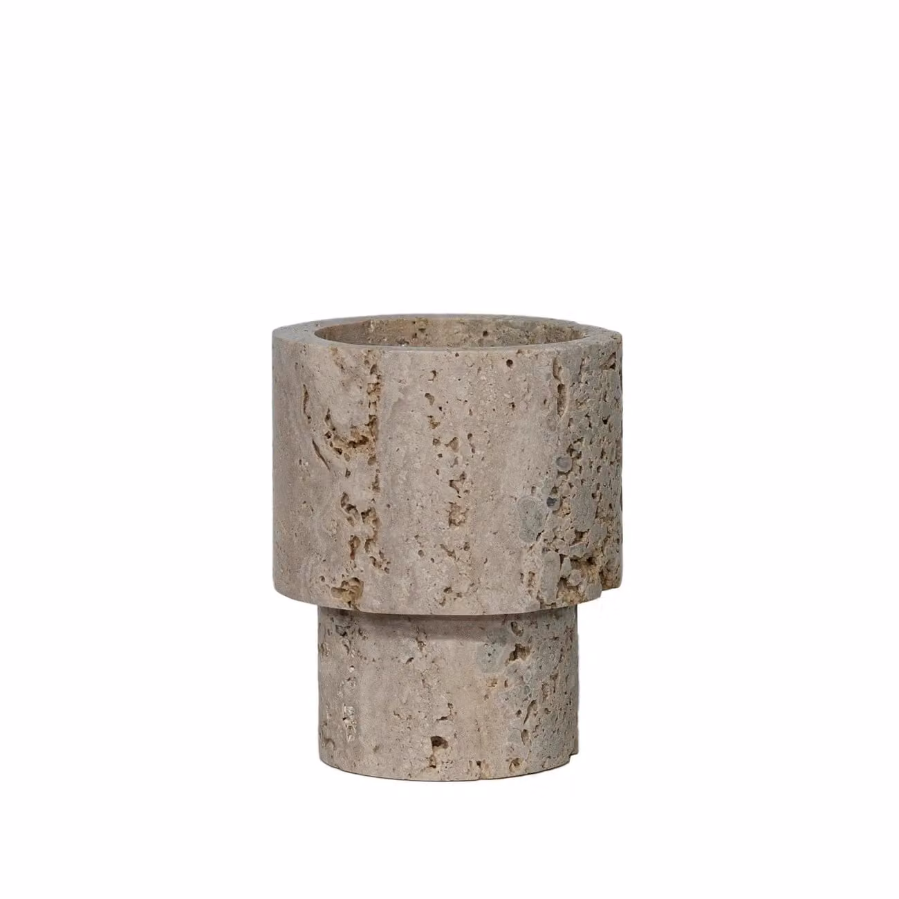 Dome Deco ETNA Round Stone Centrepiece in Grey