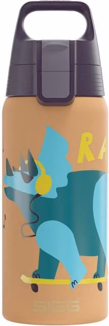 Sigg Shield Therm One Vacuum Insulated Stainless Steel Water Bottle, Rawsome Brown, 500 ml