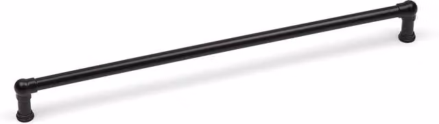 Handle & Home Industrial Style Matt Black Pipe Bar Handles, Width: 33.2 cm