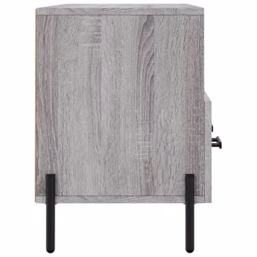 vidaXL Modern TV Cabinet in Grey Sonoma, W: 102 cm, D: 36 cm, H: 50 cm – 3