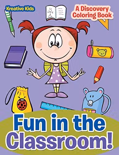 Kreative Kids Discovery Colouring Book for School, Multicolour