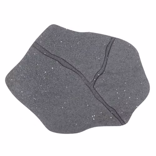 Nicoman WALKWAY Recycled Garden Stepping Stone, Grey, W: 51 cm, D: 38 cm, H: 1.8 cm