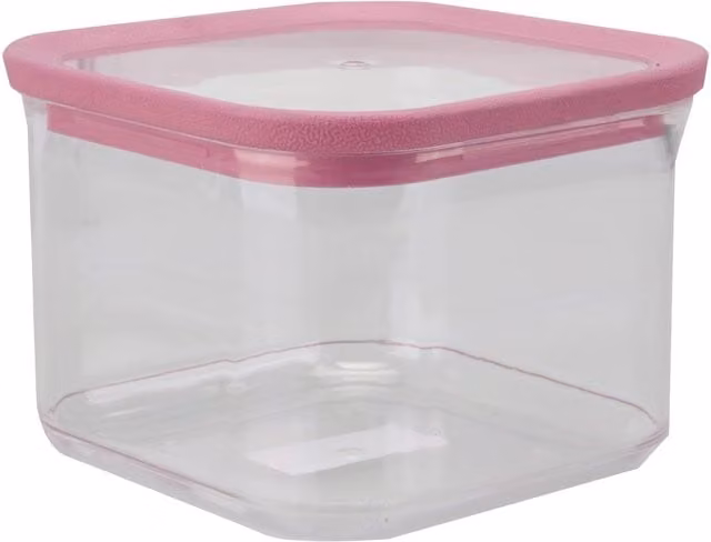 VFM e-Store Airtight and Leakproof Square Food Container, Pink, 500ml