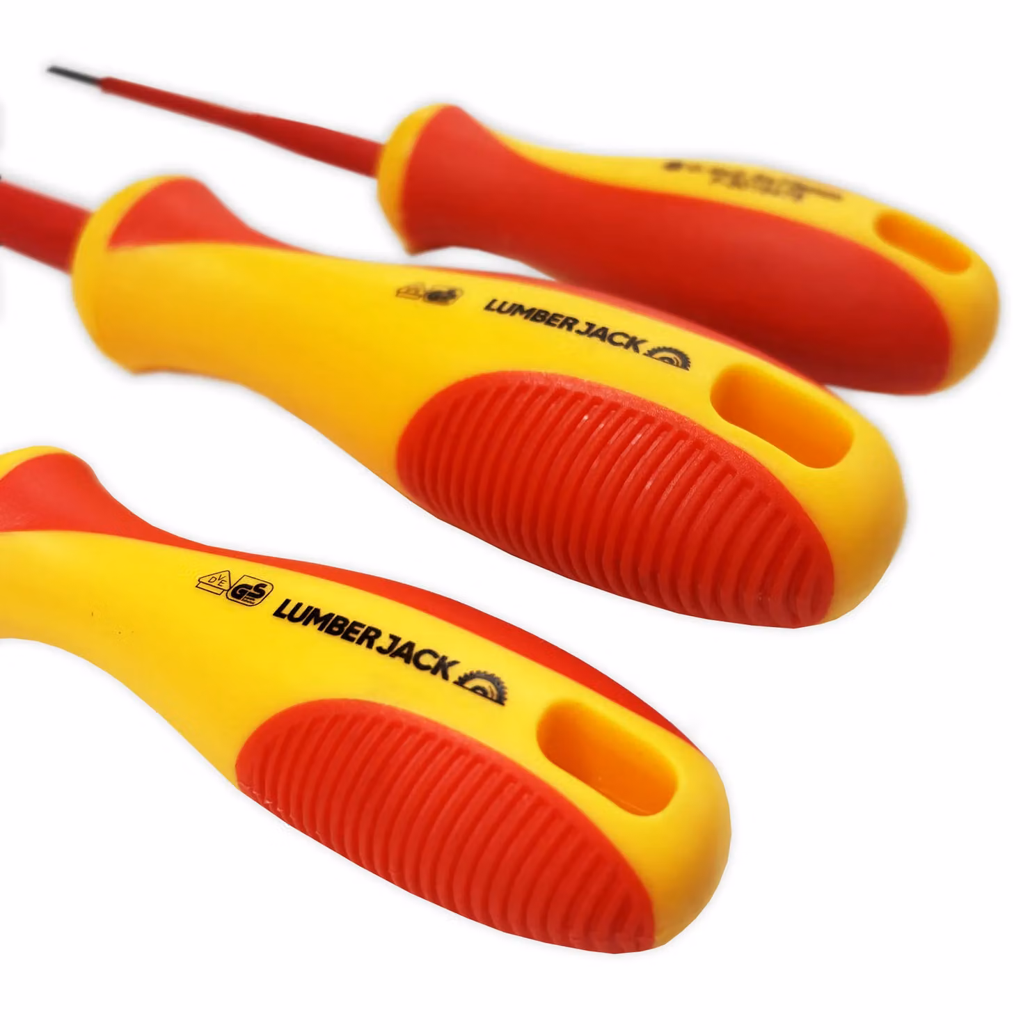 Lumberjack 11-Piece VDE Insulated Electricians Tool Set with Pliers and Screwdrivers in Red – 10