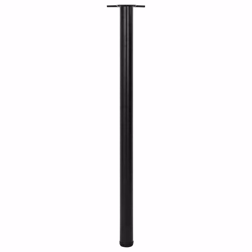 Berkfield Home Height Adjustable Table Legs, Black, Height: 110 cm – 3