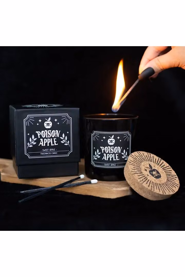 KDMD Poison Apple Sweet Apple Scented Candle in Black – 3