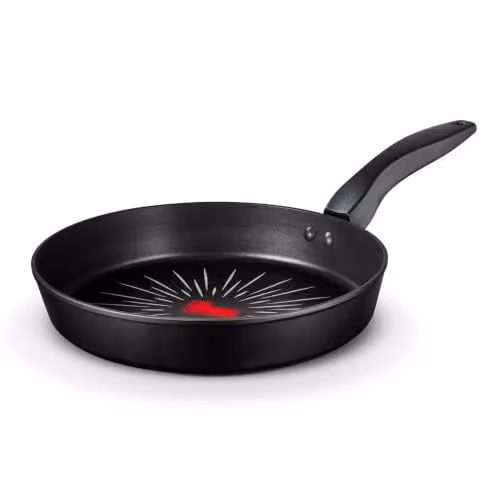 Tower SmartStart Non-Stick Aluminium Frying Pan, Black, 24cm – 1
