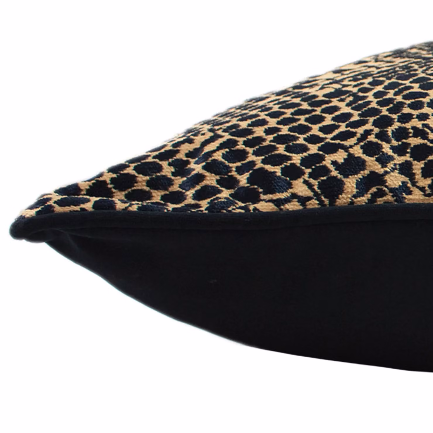 Paoletti Gold Python Animal Printed Velvet Rectangular Cushion W: 40 cm, H: 40 cm, D: 40 cm – 3