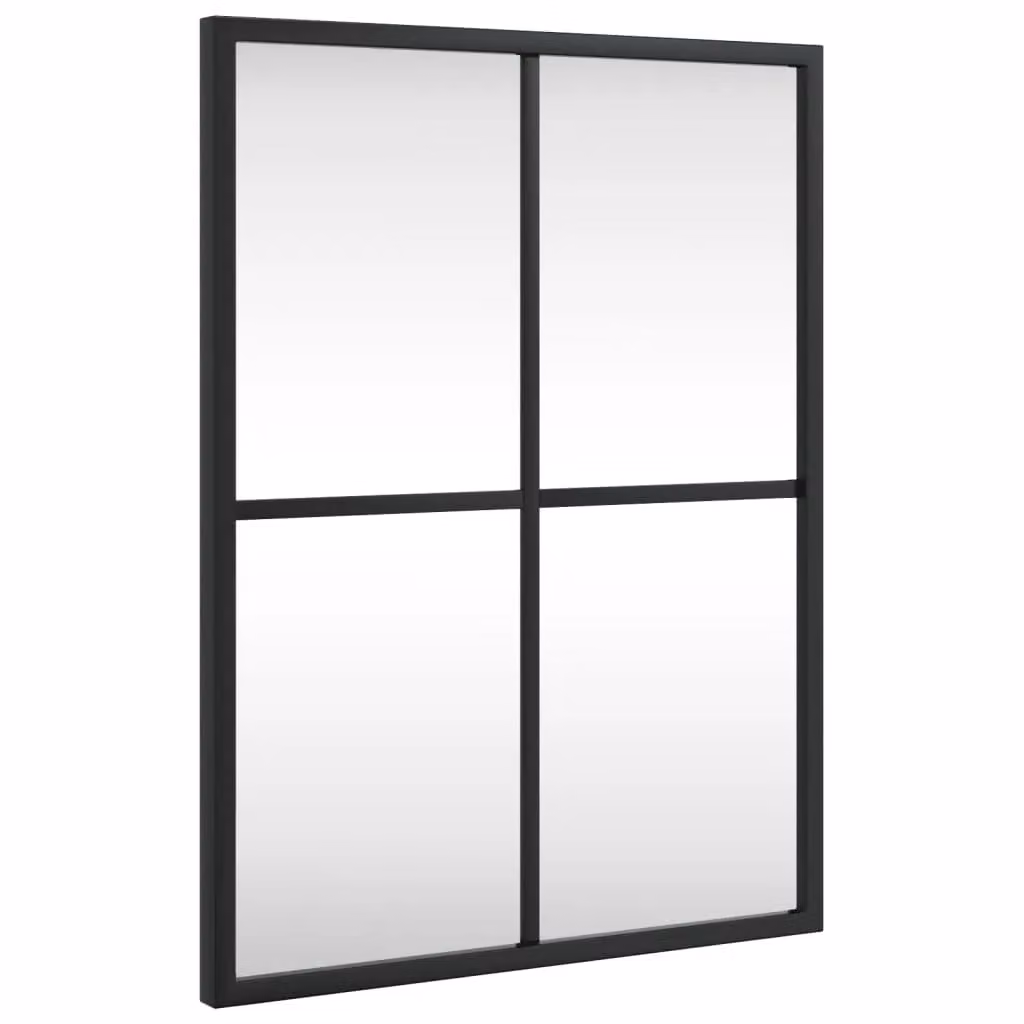 Berkfield Home Minimalist Rectangular Wall Mirror in Black, W: 30 cm, H: 40 cm – 2