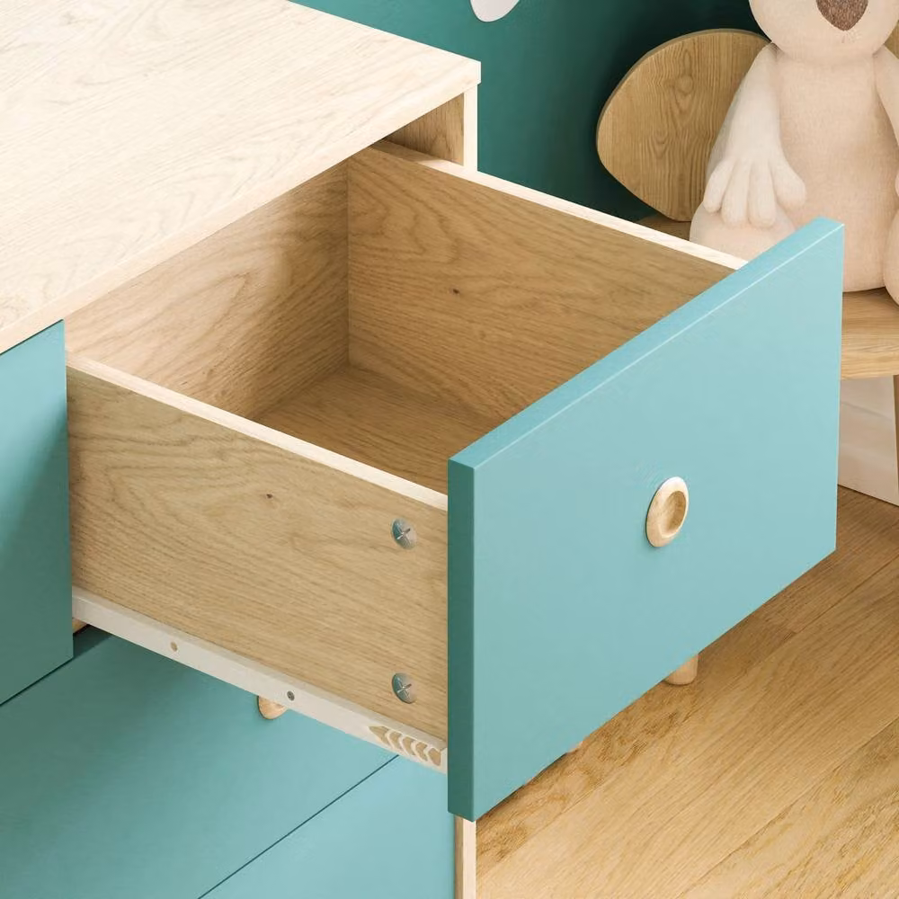 HD Designs Neptune 5 Drawer Chest of Drawers for Childrens Bedroom in Blue – 3