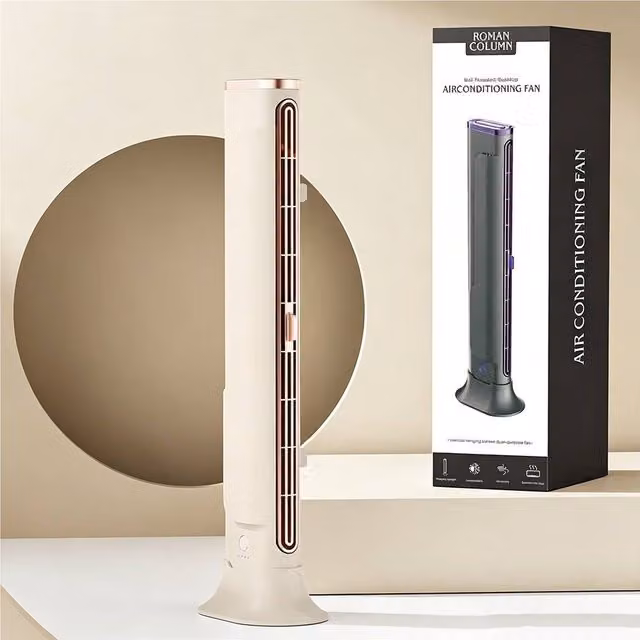 Quipulse Hanging Desktop Cooling Fan in Beige