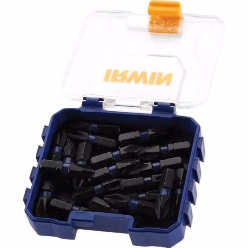 IRWIN Impact Pro Performance PH2 25mm Screwdriver Bits, Pack of 20, Black and Multicolour