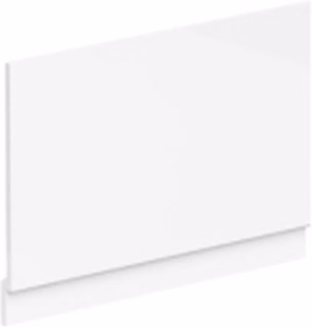 Bathroom Kingdom Flauto 700mm Waterproof PVC Bath Panel and Plinth in White