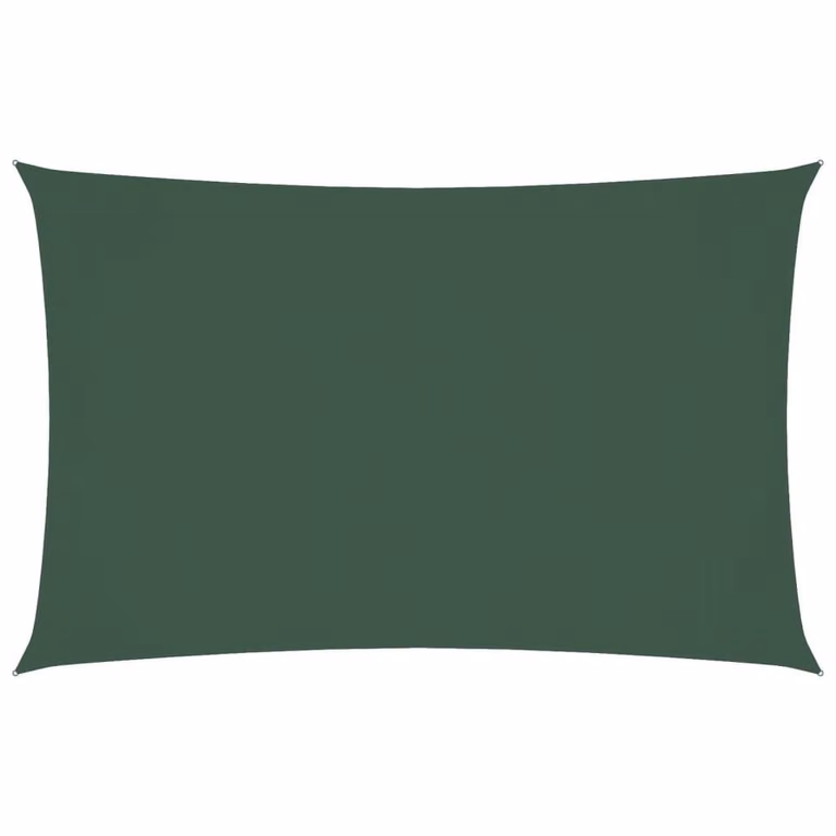 Berkfield Home Rectangular Oxford Fabric Sunshade Sail in Dark Green, W: 7 m, D: 4 m