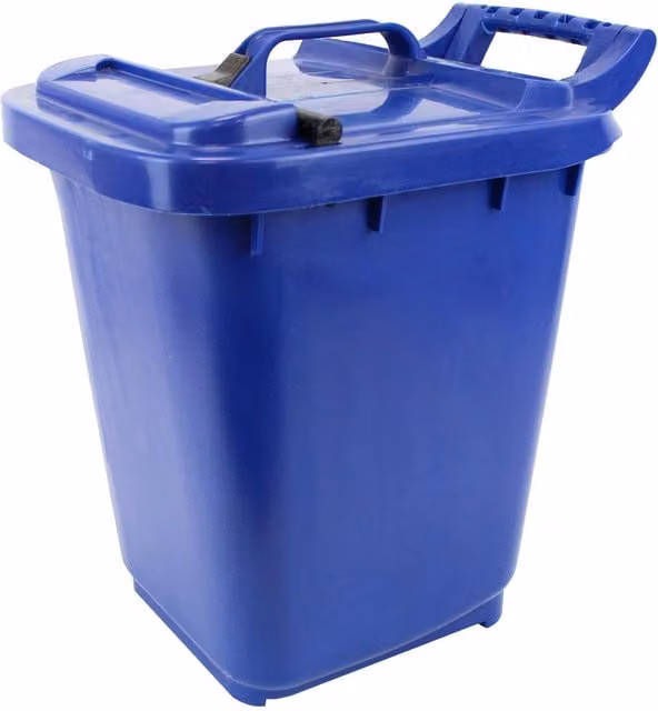 All-Green 23L Leakproof Plastic Caddy with Clip Flip Lid in Blue or Brown