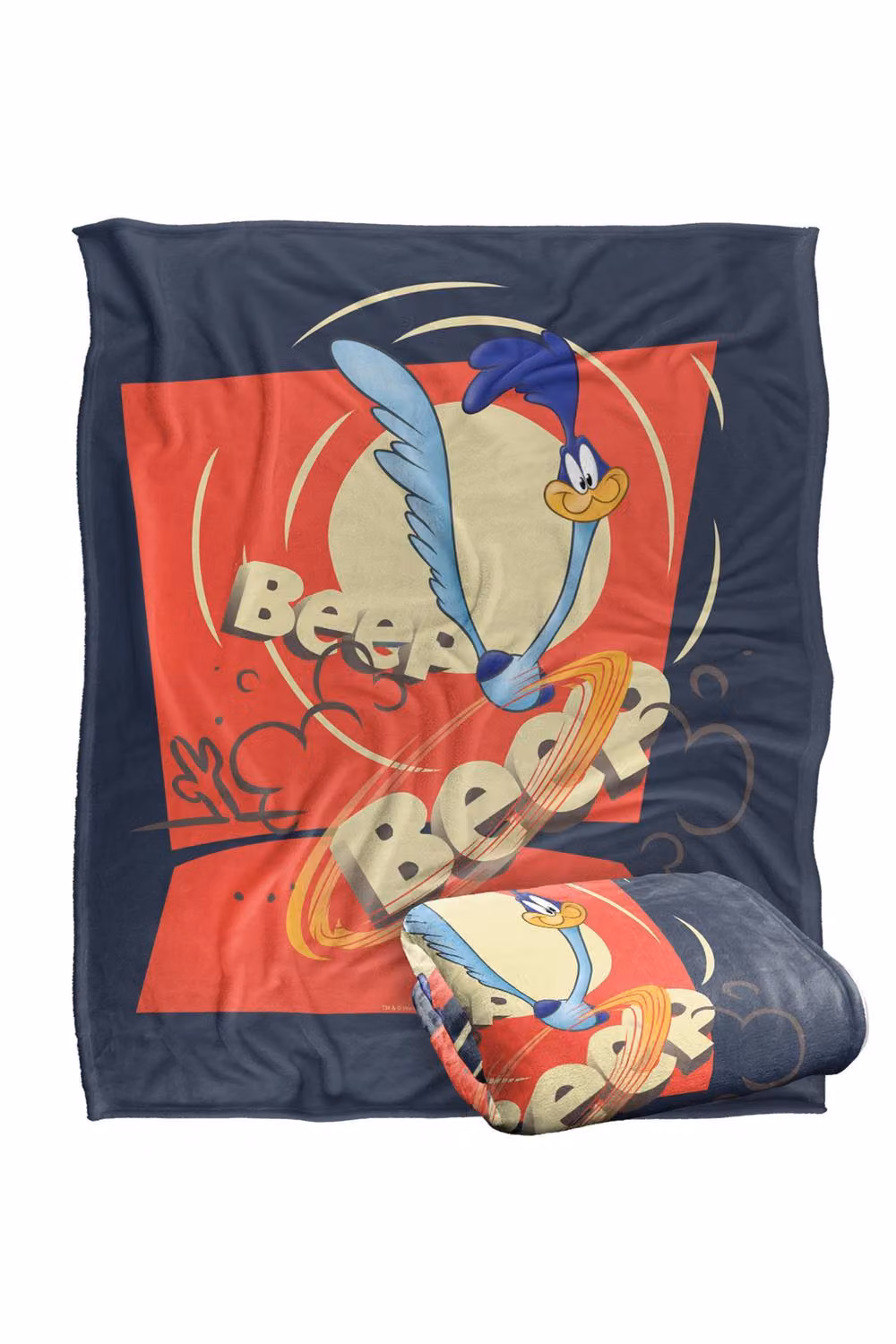 Warner Bros. Looney Tunes Beep Beep Extra Large Super Soft Fluffy Polyester Throw Blanket in Multicolour – 2