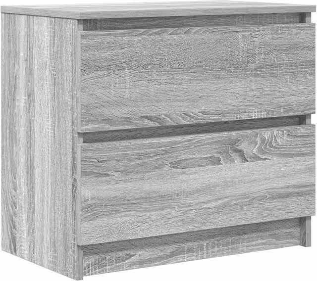 Berkfield Home Modern Grey Sonoma TV Cabinet in Engineered Wood W/D/H: 60 x 35 x 54 cm – 1