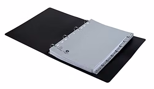 Exacompta Grey PP Printed A-Z Divider Parts for A4 Documents, 26 Pieces – 2