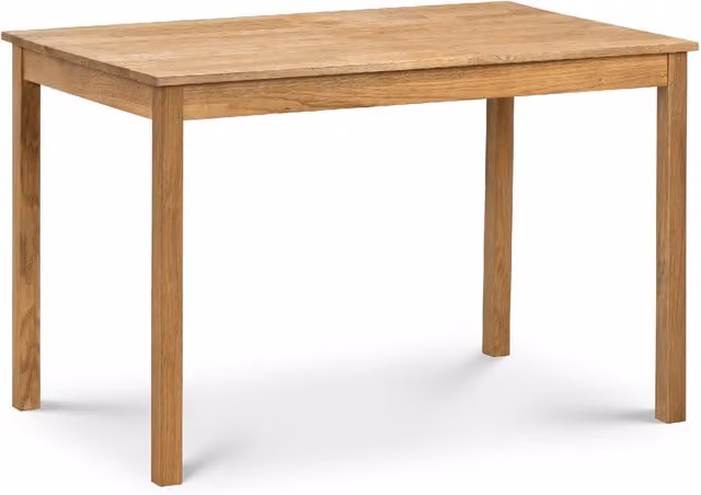Julian Bowen Coxmoor Oak Rectangular Dining Table and Hasting Chairs Set in Grey