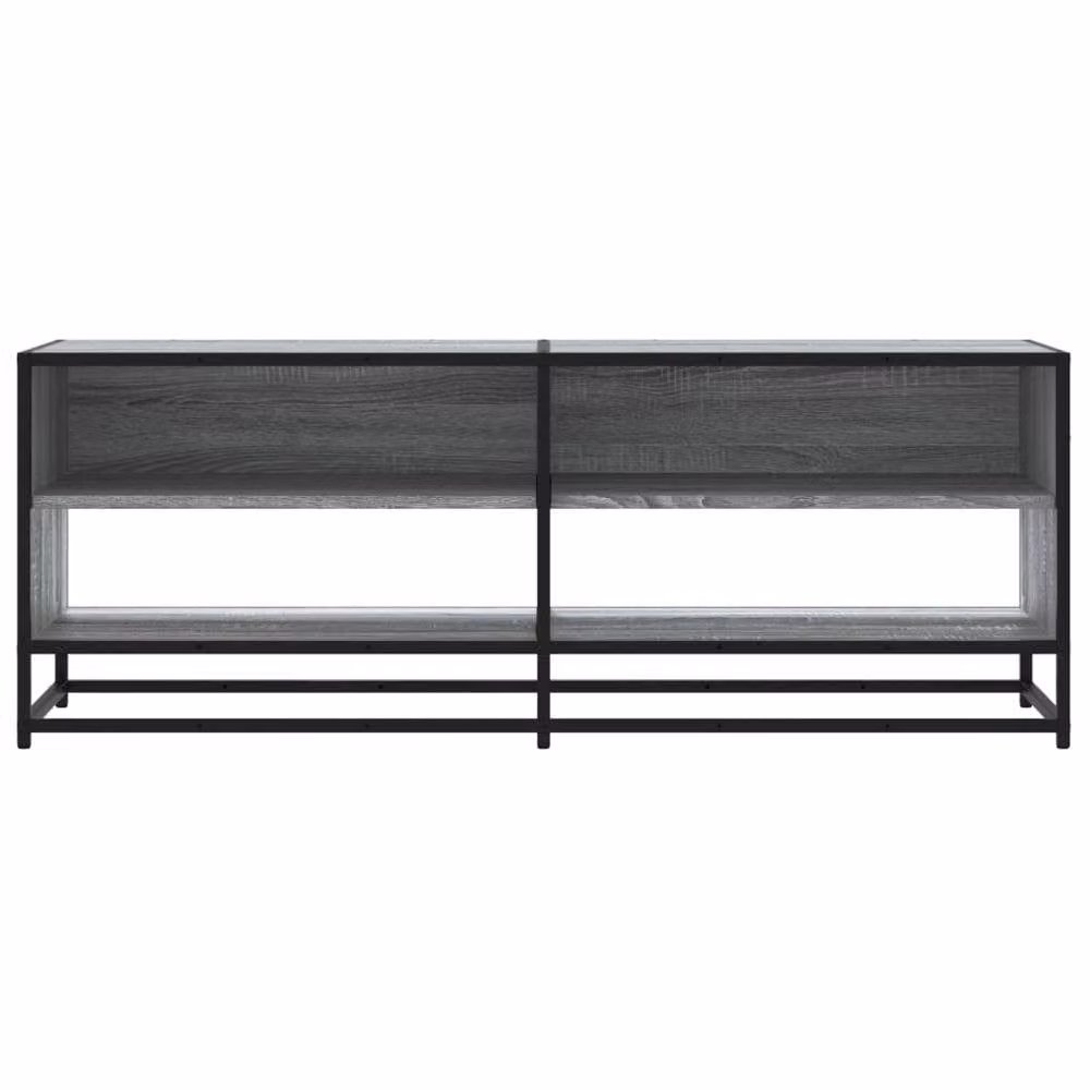 Berkfield Home Industrial TV Cabinet in Grey Sonoma, W/D/H: 120.5 x 40 x 46 cm – 3