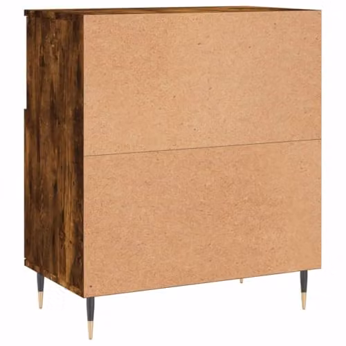 vidaXL Industrial Sideboard in Brown Oak and Metal, W/D/H: 60 x 35 x 70 cm – 6