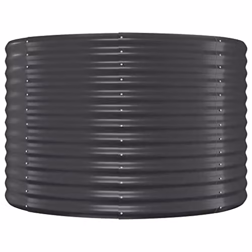 vidaXL Anthracite Steel Garden Planter Tub W/D/H: 322 x 100 x 68 cm – 3