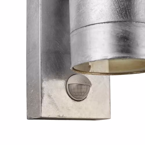 Nordlux Tin Silver Outdoor Wall Light in Galvanised Steel with GU10 Up and Down Lighting IP54 – 2
