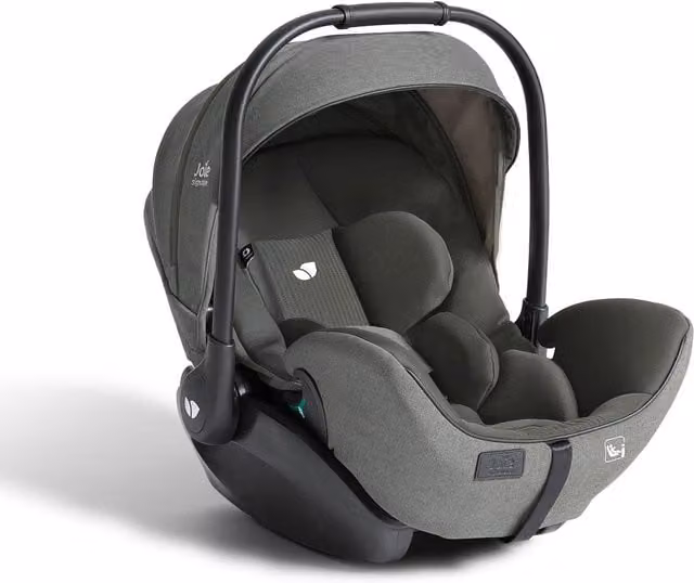 Joie i-Level Pro Signature Rotating Car Seat, Green and Grey