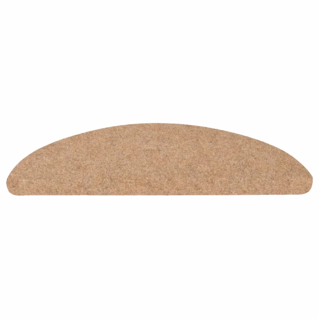 Berkfield Home Self-adhesive Stair Mats, 10 Pieces, Beige, W/D/H: 56 x 17 x 3 cm – 2