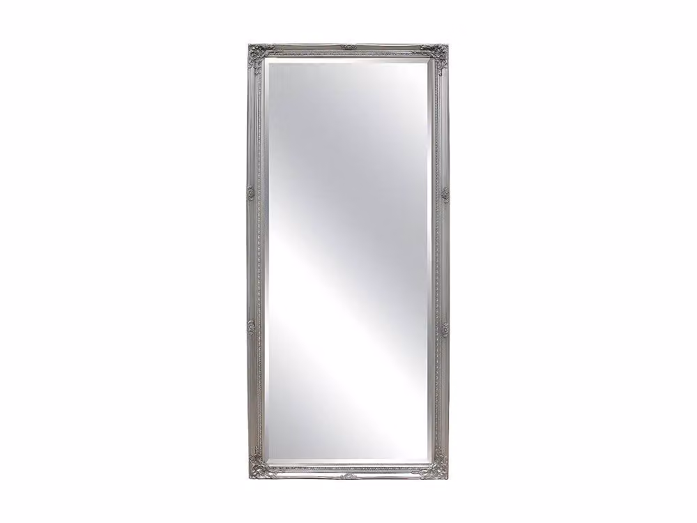 Vente-unique Eucalyptus Wood Moulded Wall Mirror in Silver, W: 80 cm, H: 190 cm – 2