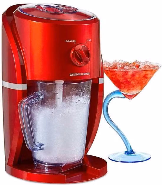Andrew James Deluxe Electric Ice Crusher in Red – 1