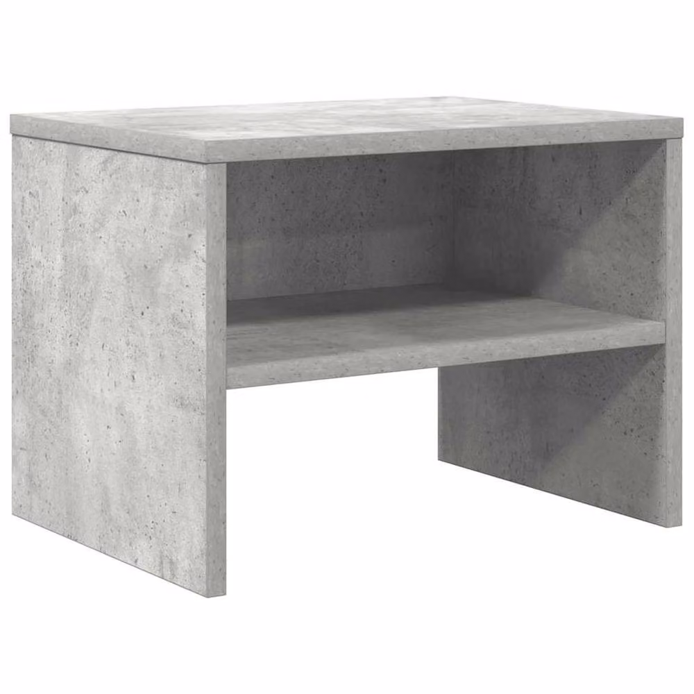 Berkfield Home Elegant Bedside Cabinet in Concrete Grey, W/D/H: 40 x 30 x 30 cm – 2